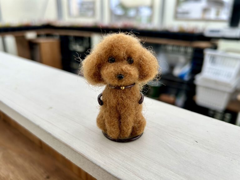 フレンドクラス　羊毛フェルトでわんこ作り